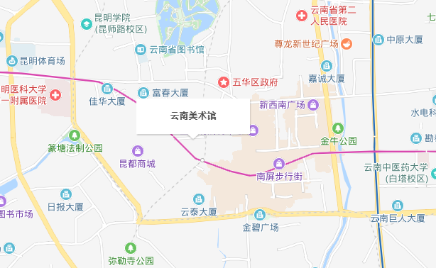 云南美術館屬于哪個省份哪個市？怎么去？