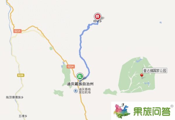 香格里拉到格咱鄉(xiāng)怎么坐車？香格里拉縣到格咱汽車有多少公里？