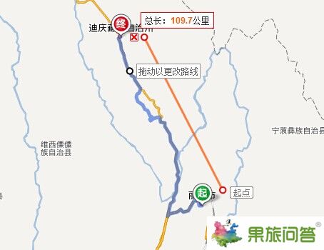 麗江到香格里拉180.5公里，麗江到香格里拉汽車需要3小時30分鐘