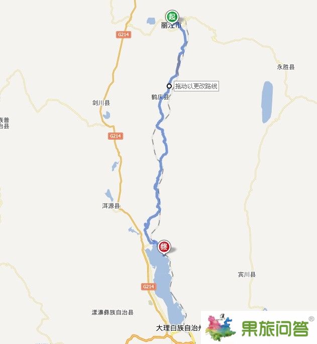 麗江到雙廊多少公里？從麗江到雙廊多長(zhǎng)時(shí)間？